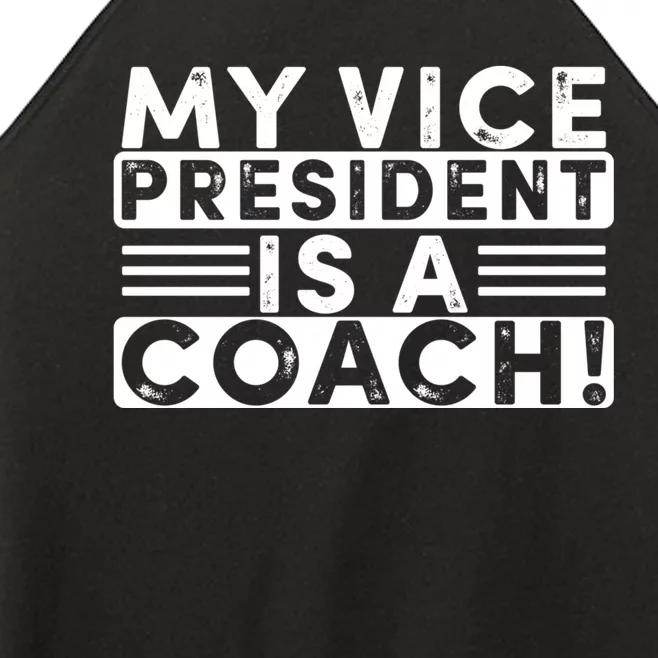 My Vice President Is A Coach Tim Walz Women’s Perfect Tri Rocker Tank