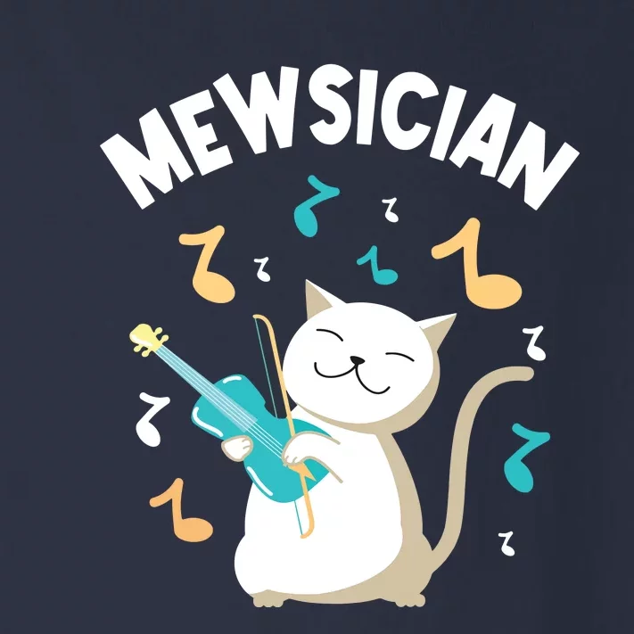 Mewsician Violin Player Cat Violinist Musician Toddler Long Sleeve Shirt