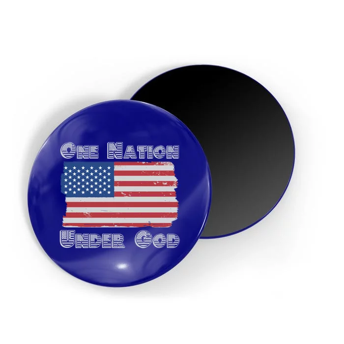 Military Veterans Patriotic Americans One Nation Under God Gift Magnet