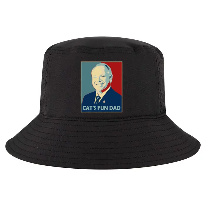 Mr Vice President Of America 2024 Tim Walz CatS Fun Dad Cool Comfort Performance Bucket Hat