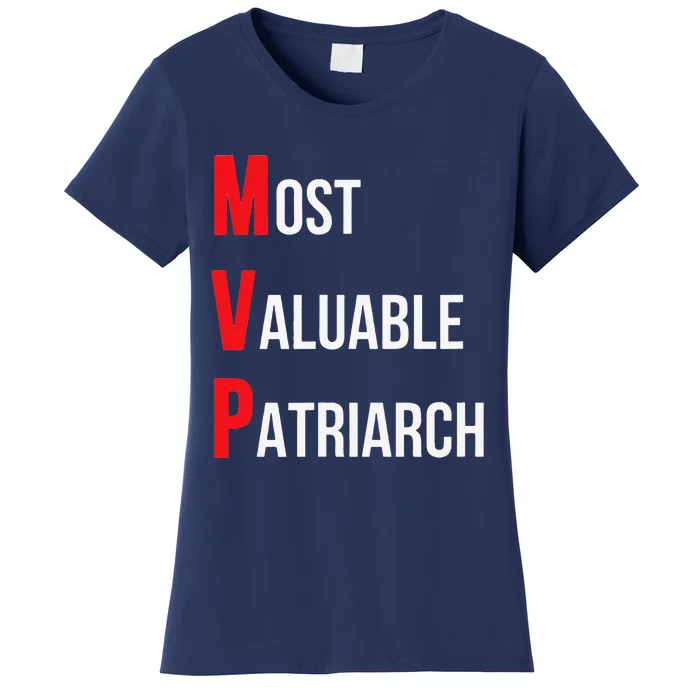 Most Valuable Patriarch Dad Birthday Or Fathers Day Women's T-Shirt