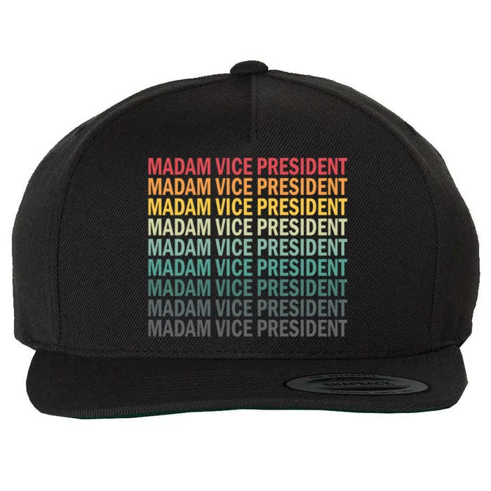 Madam Vice President Kamala Harris Wool Snapback Cap