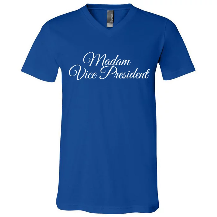 Madam Vice President Great Gift V-Neck T-Shirt