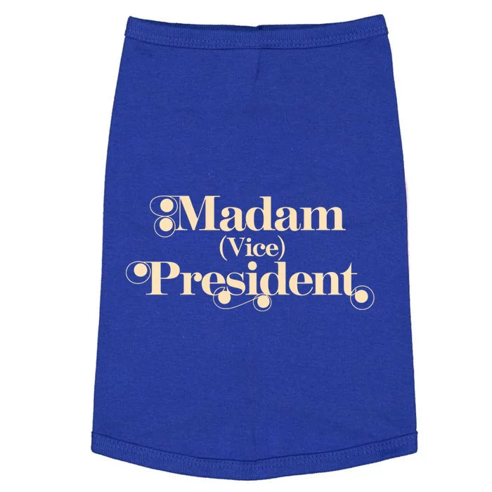 Madam Vice President Leadership Equality Politics Gift Doggie Tank