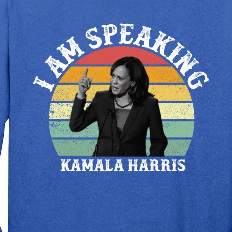 Mr Vice President I Am Speaking Debate Kamala Harris 2020 Gift Tall Long Sleeve T-Shirt