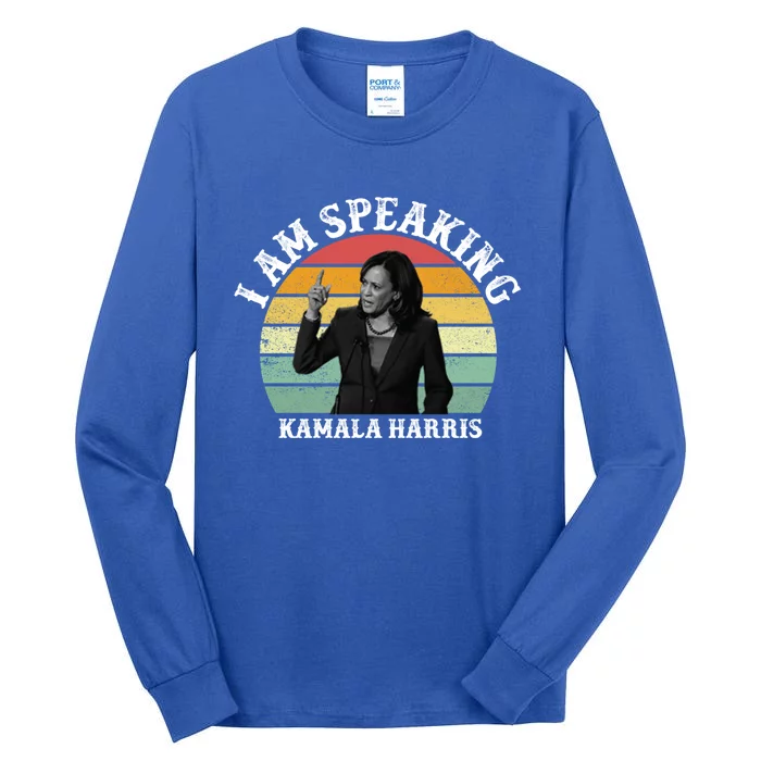 Mr Vice President I Am Speaking Debate Kamala Harris 2020 Gift Tall Long Sleeve T-Shirt