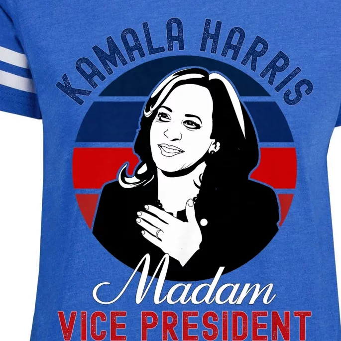 Madam Vice President Kamala Harris Enza Ladies Jersey Football T-Shirt