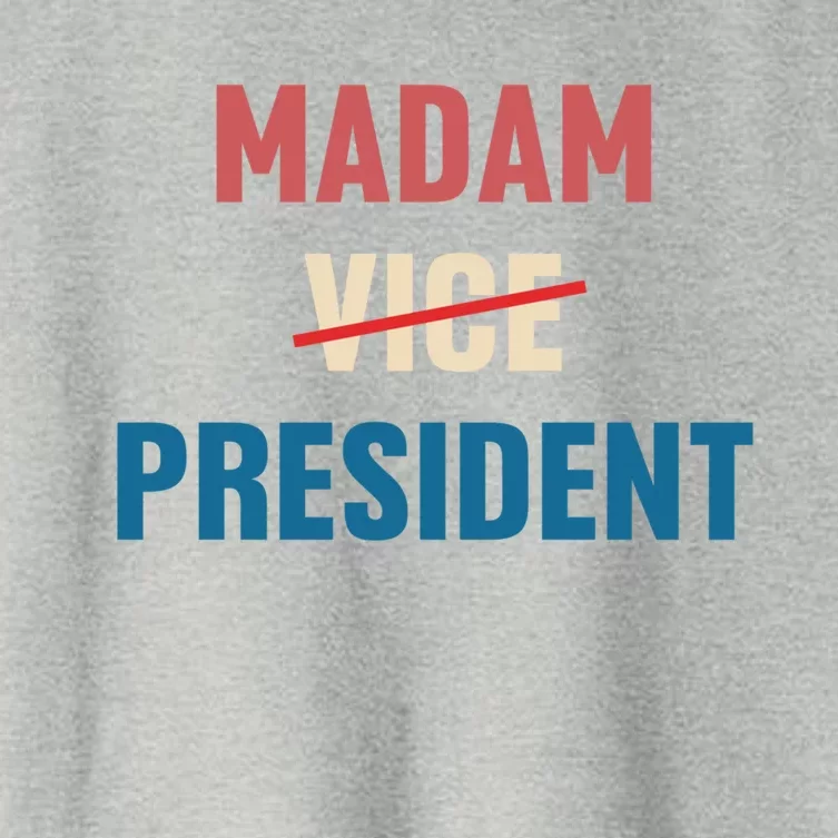 Madam Vice President 2024 Madam President Gift Women's Crop Top Tee