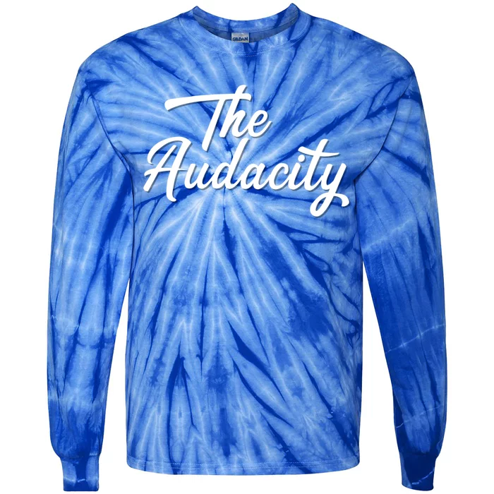 Madam Vice President The Audacity Kamala Gift Tie-Dye Long Sleeve Shirt