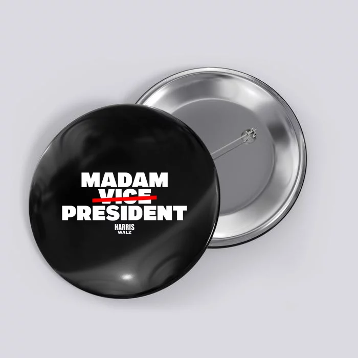 Madam Vice President Harris Walz Button