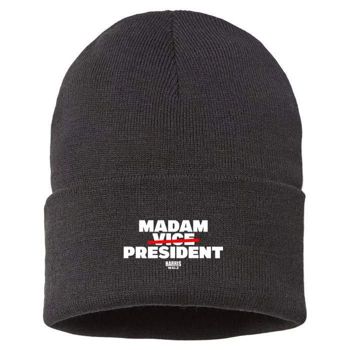 Madam Vice President Harris Walz Sustainable Knit Beanie