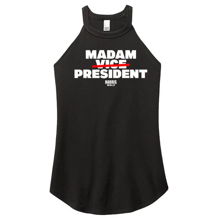 Madam Vice President Harris Walz Women’s Perfect Tri Rocker Tank