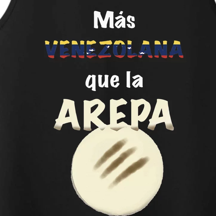 Mas Venezolana Que La Arepa Venezuelan Performance Tank