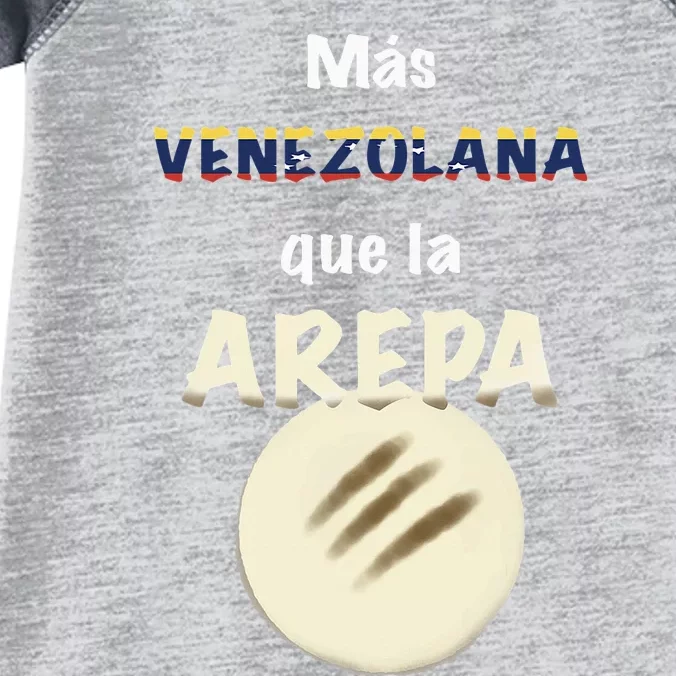 Mas Venezolana Que La Arepa Venezuelan Infant Baby Jersey Bodysuit