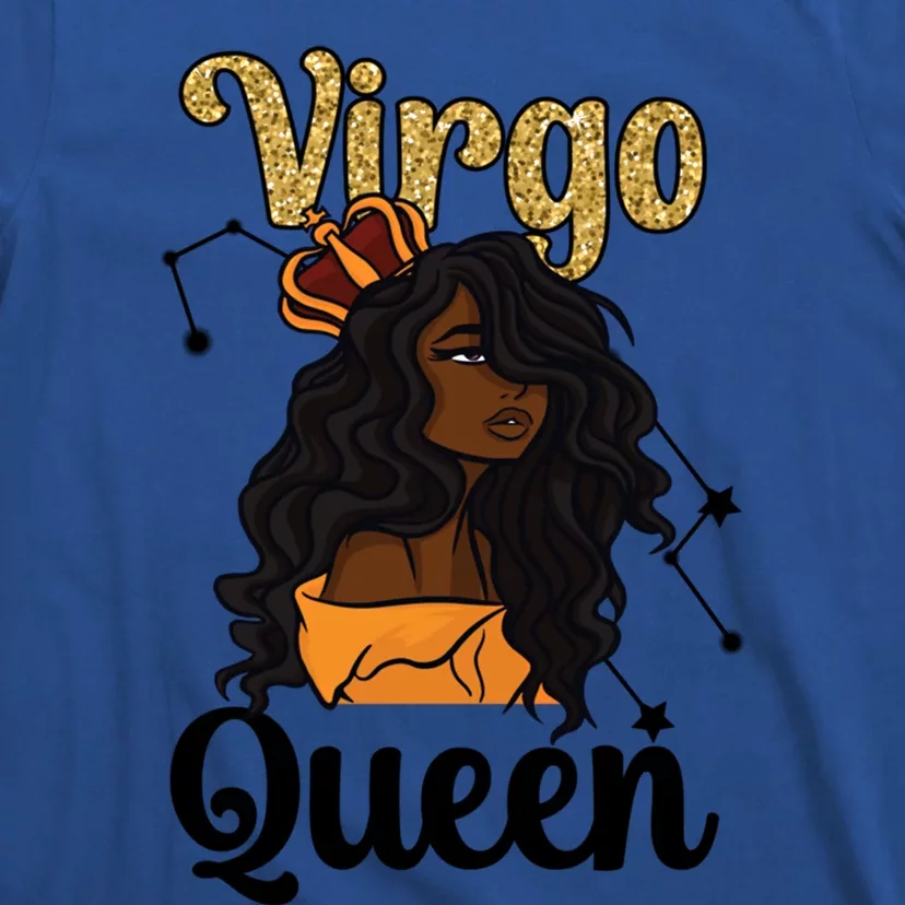 Melanin Virgo Queen Black Virgo Zodiac Sign Virgo Horoscope Gift T-Shirt