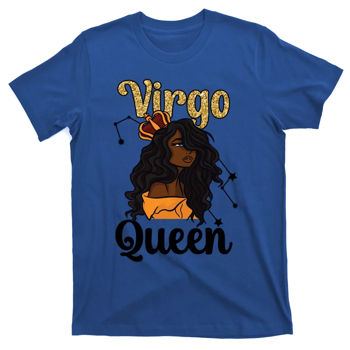 Melanin Virgo Queen Black Virgo Zodiac Sign Virgo Horoscope Gift T-Shirt