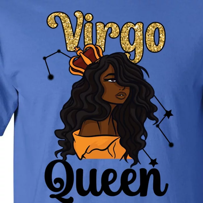 Melanin Virgo Queen Black Virgo Zodiac Sign Virgo Horoscope Gift Tall T-Shirt