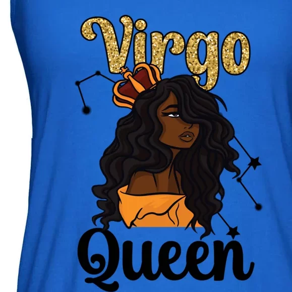 Melanin Virgo Queen Black Virgo Zodiac Sign Virgo Horoscope Gift Ladies Essential Flowy Tank