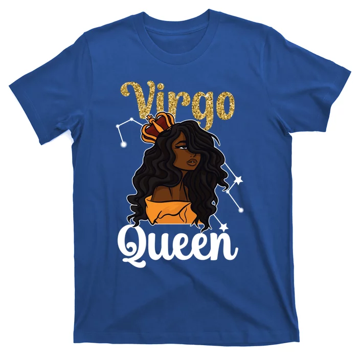 Melanin Virgo Queen Black Virgo Zodiac Sign Virgo Horoscope Meaningful Gift T-Shirt