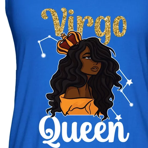 Melanin Virgo Queen Black Virgo Zodiac Sign Virgo Horoscope Meaningful Gift Ladies Essential Flowy Tank