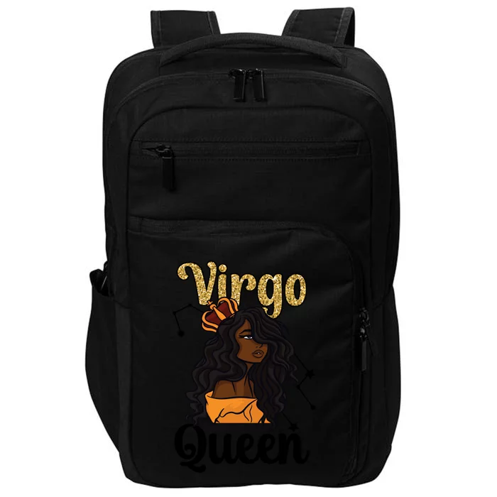 Melanin Virgo Queen Black Virgo Zodiac Sign Virgo Horoscope Meaningful Gift Impact Tech Backpack