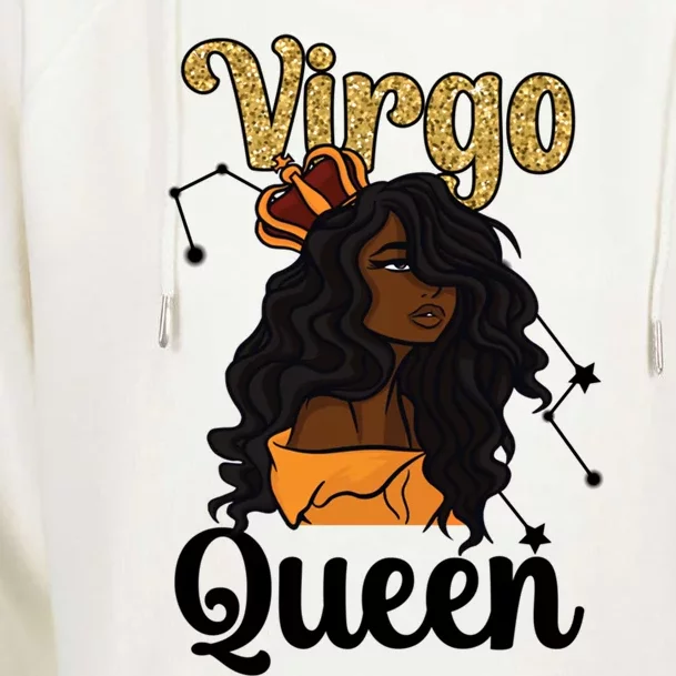 Melanin Virgo Queen Black Virgo Zodiac Sign Virgo Horoscope Meaningful Gift Womens Funnel Neck Pullover Hood