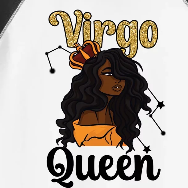 Melanin Virgo Queen Black Virgo Zodiac Sign Virgo Horoscope Meaningful Gift Toddler Fine Jersey T-Shirt