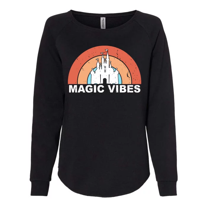 Magic Vibes Retro Womens California Wash Sweatshirt