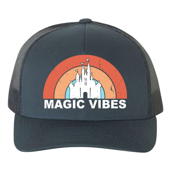 Magic Vibes Retro Yupoong Adult 5-Panel Trucker Hat