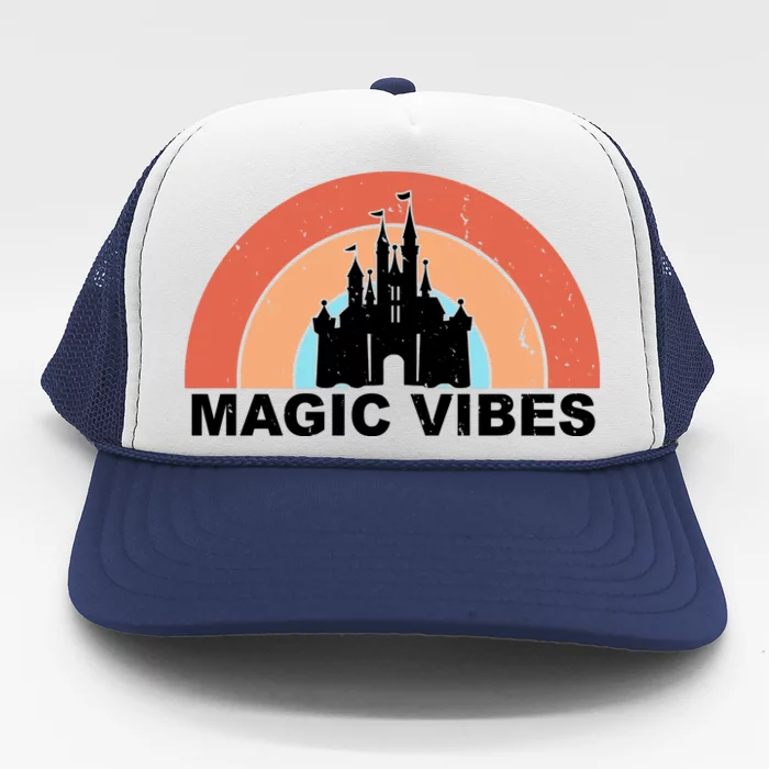 Magic Vibes Retro Trucker Hat