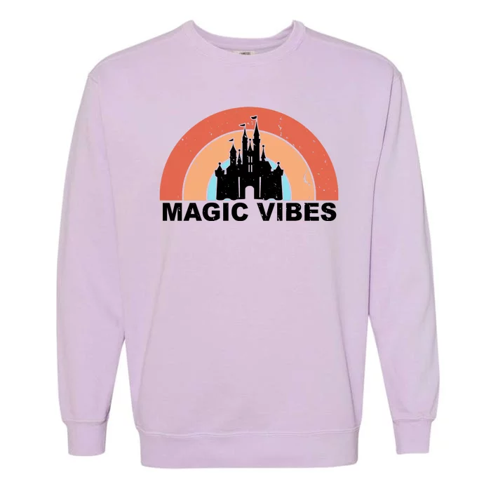 Magic Vibes Retro Garment-Dyed Sweatshirt