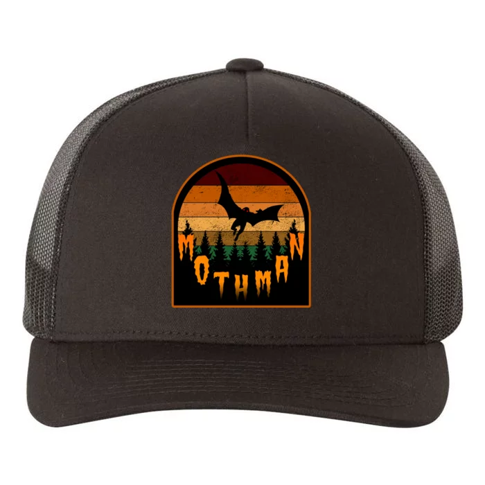 Mothman Vintage Retro Yupoong Adult 5-Panel Trucker Hat