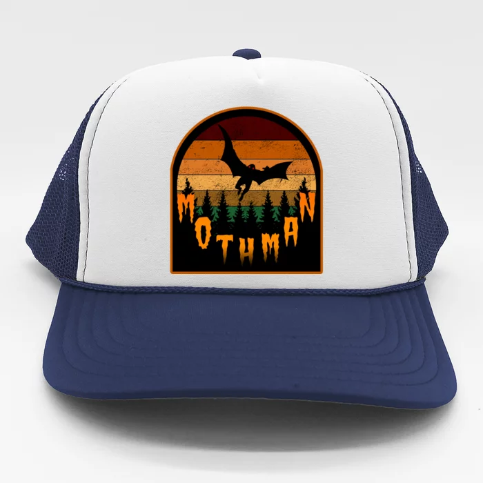 Mothman Vintage Retro Trucker Hat