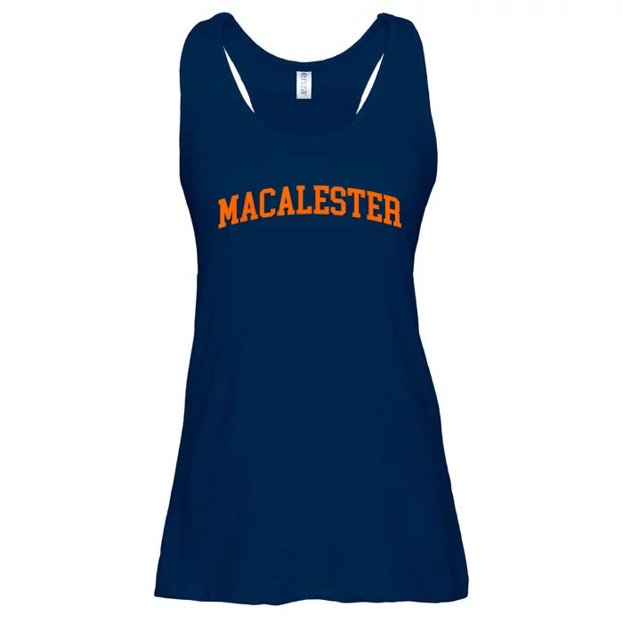 Macalester Vintage Retro College Athletic Sports Ladies Essential Flowy Tank