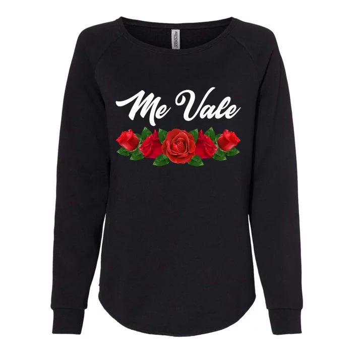 Me Vale Roses Mexican Womens California Wash Sweatshirt