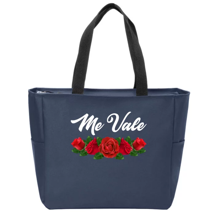 Me Vale Roses Mexican Zip Tote Bag