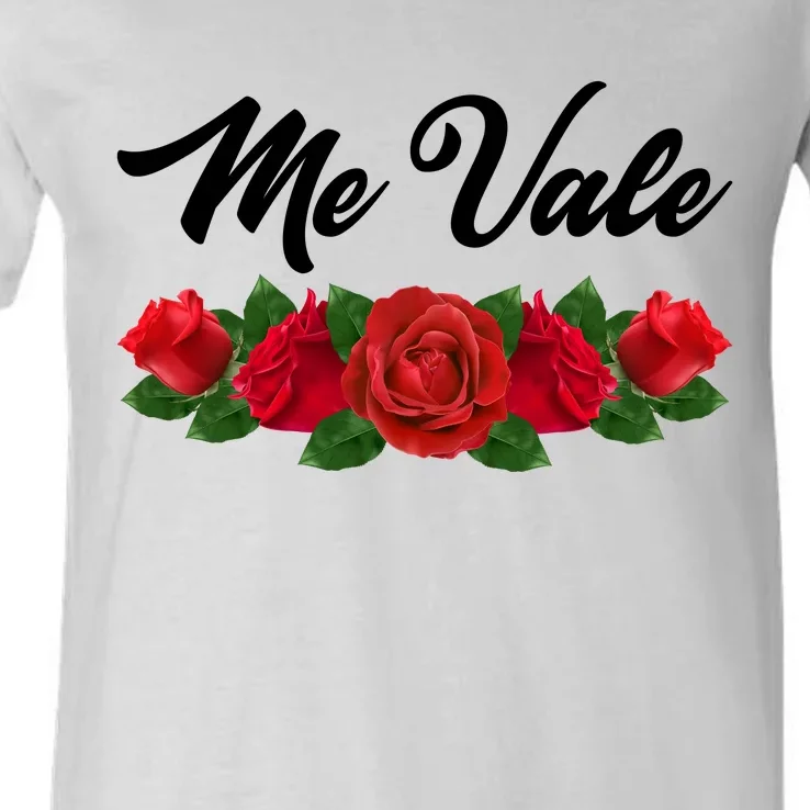 Me Vale Roses Mexican V-Neck T-Shirt