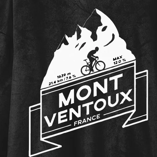 Mont Ventoux Road Cycling Climb Hooded Wearable Blanket