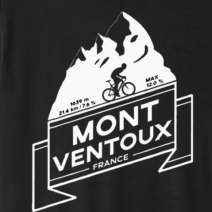 Mont Ventoux Road Cycling Climb ChromaSoft Performance T-Shirt