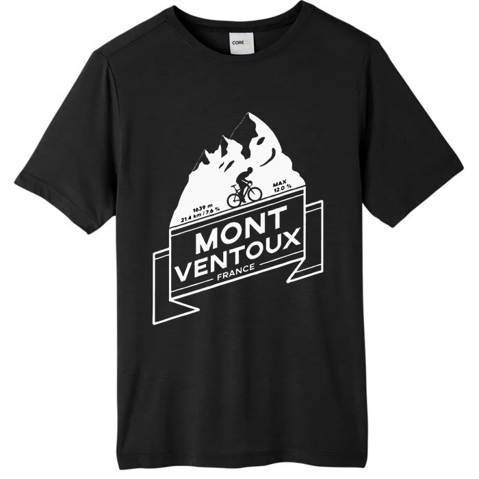 Mont Ventoux Road Cycling Climb ChromaSoft Performance T-Shirt