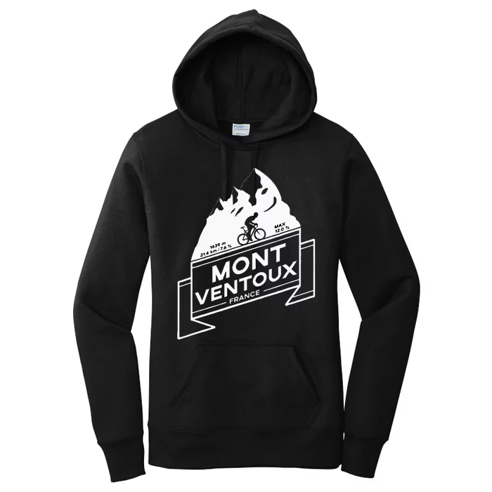 Mont Ventoux Road Cycling Climb Women's Pullover Hoodie