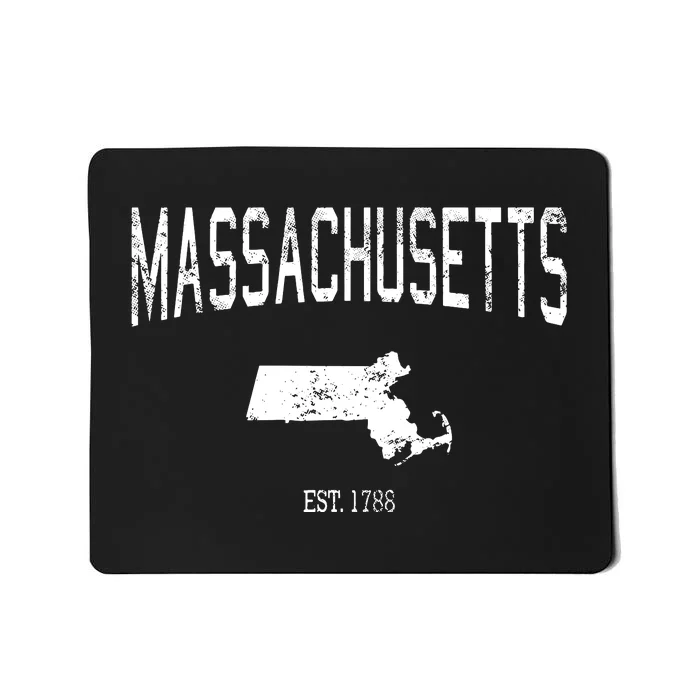 Massachusetts Vintage Sports Design Ma Mousepad