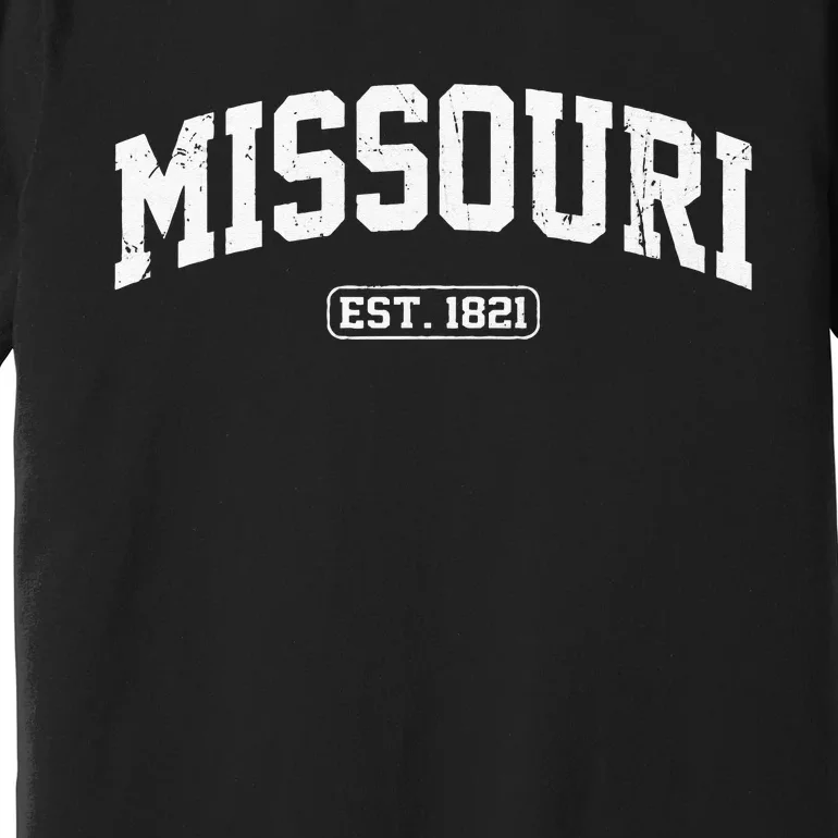 Missouri Vintage State Athletic Style Premium T-Shirt