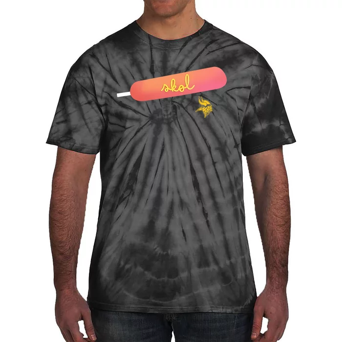 M.I.N.N.E.S.O.T.A Vikings Skol Hotdog Tie-Dye T-Shirt