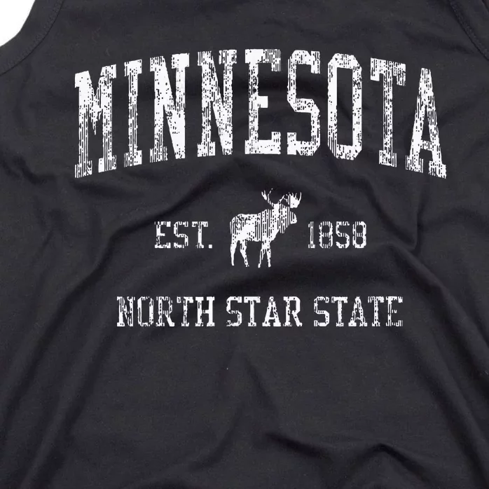 Minnesota Vintage Sports Mn Moose Tank Top