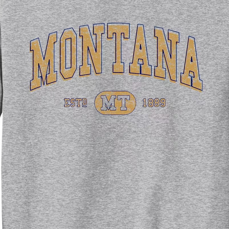 Montana Varsity Style Graphic Tall Sweatshirt