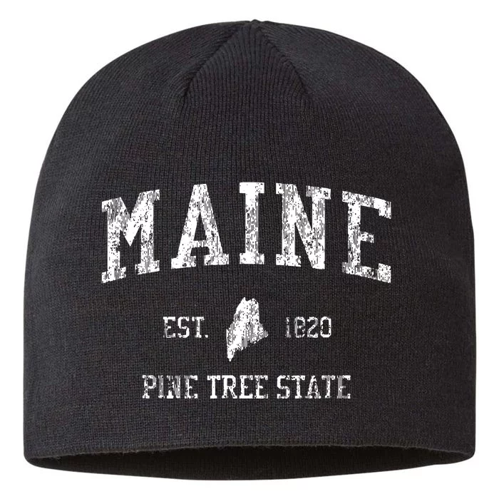 Maine Vintage Sports Design Mainer Downeaster Me 8 1/2in Sustainable Knit Beanie