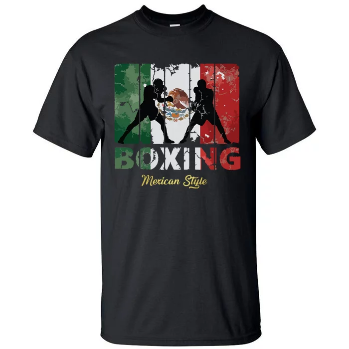 Mexican Vintage Style Boxing Great Boxing Tall T-Shirt