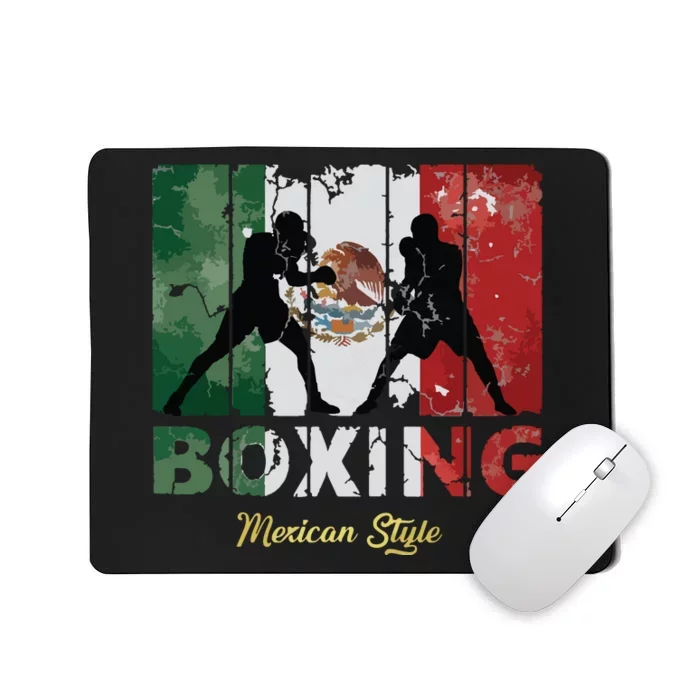 Mexican Vintage Style Boxing Great Boxing Mousepad