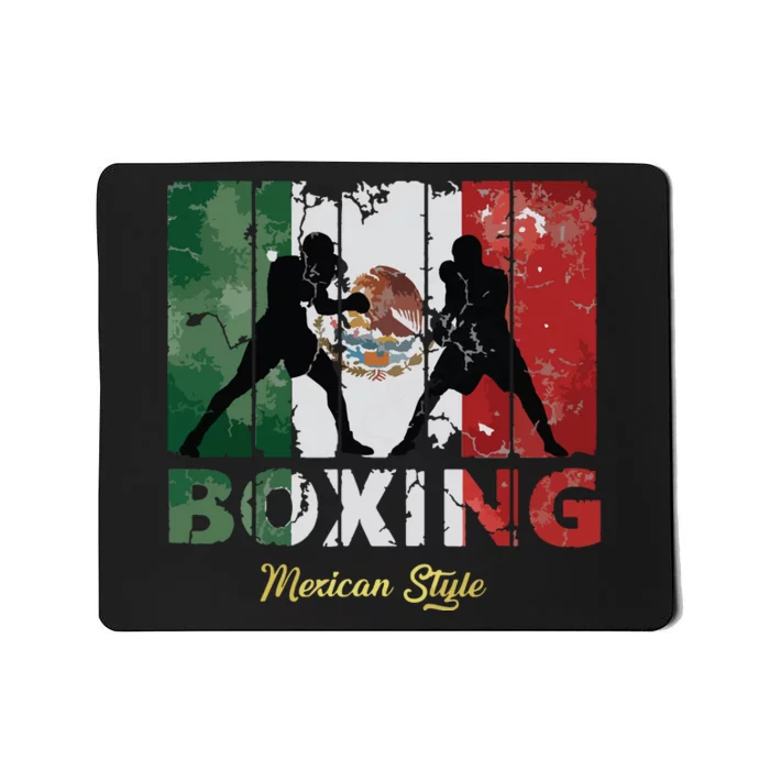 Mexican Vintage Style Boxing Great Boxing Mousepad